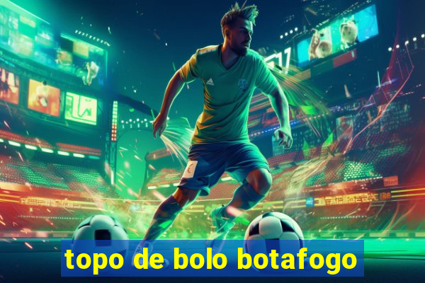 topo de bolo botafogo